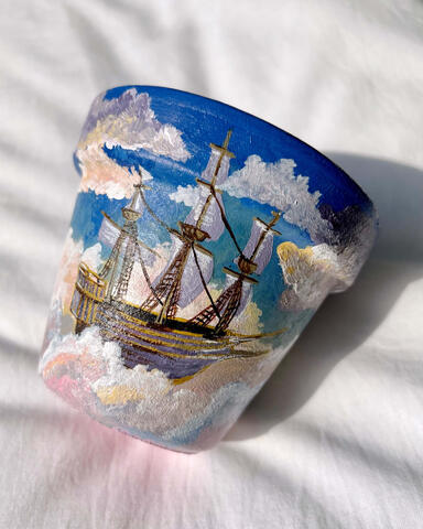 'Illusion' ATEEZ inspired pot design