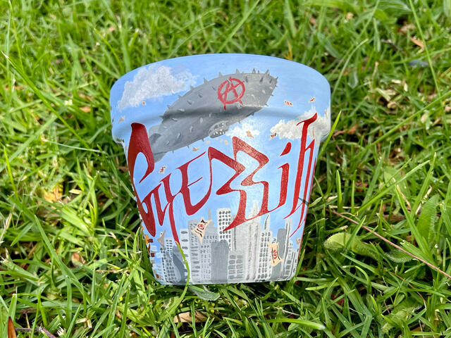 'Guerrilla' ATEEZ inspired pot design